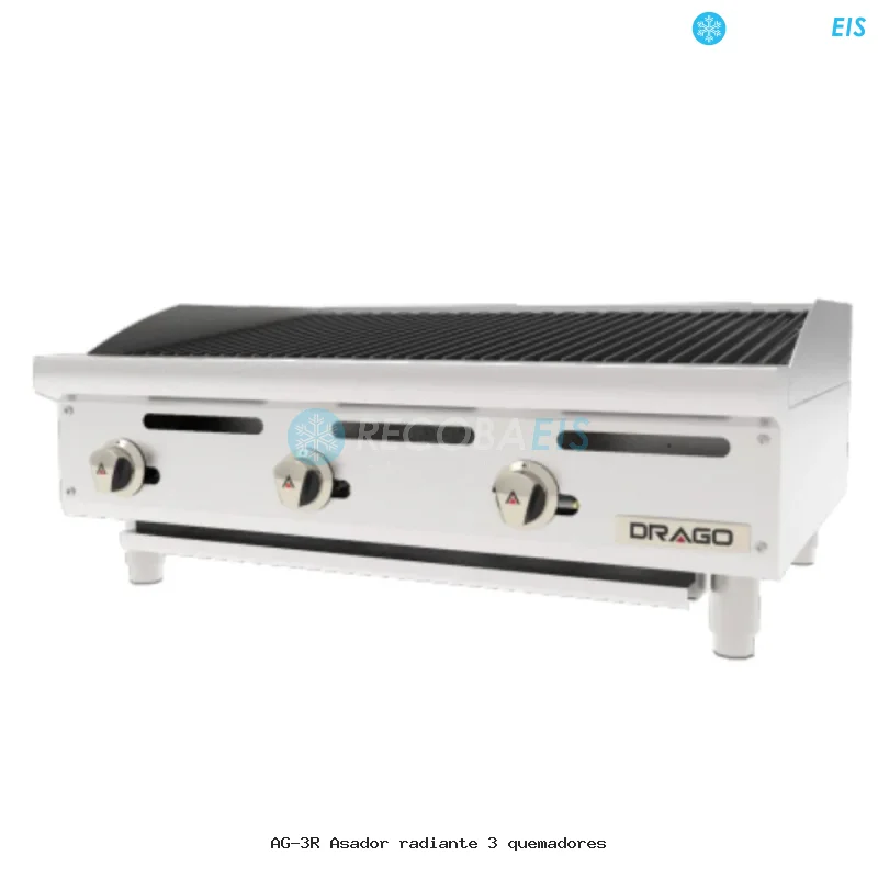 AG-3R Asador radiante 3 quemadores