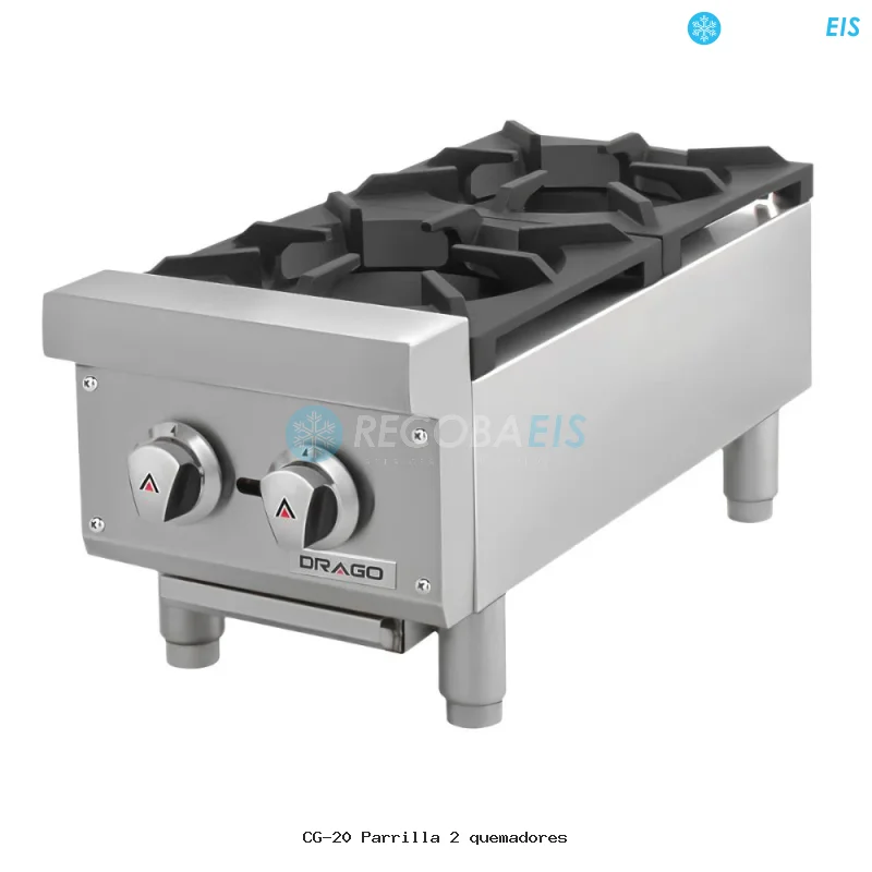 CG-20 Parrilla 2 quemadores