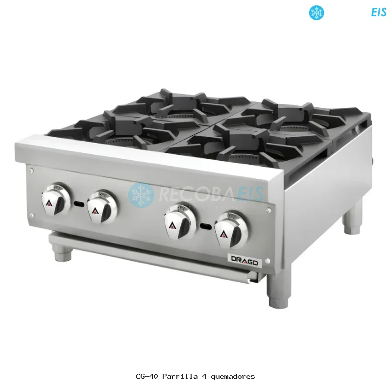 CG-40 Parrilla 4 quemadores