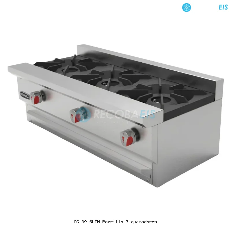 CG-30 SLIM Parrilla 3 quemadores