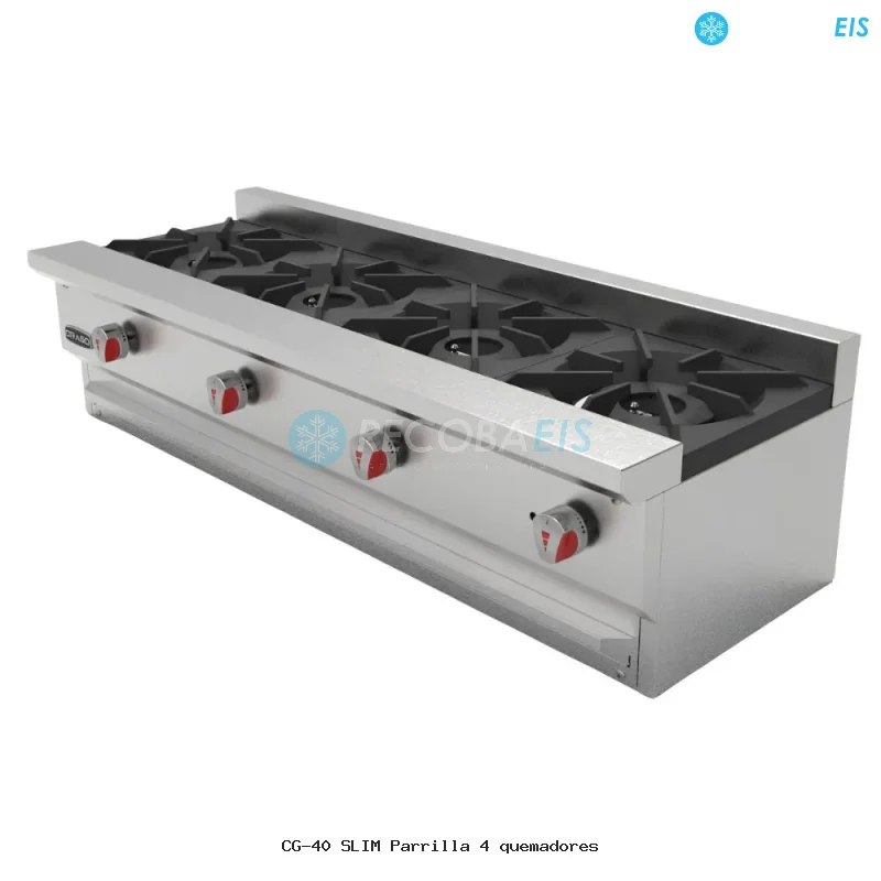 CG-40 SLIM Parrilla 4 quemadores