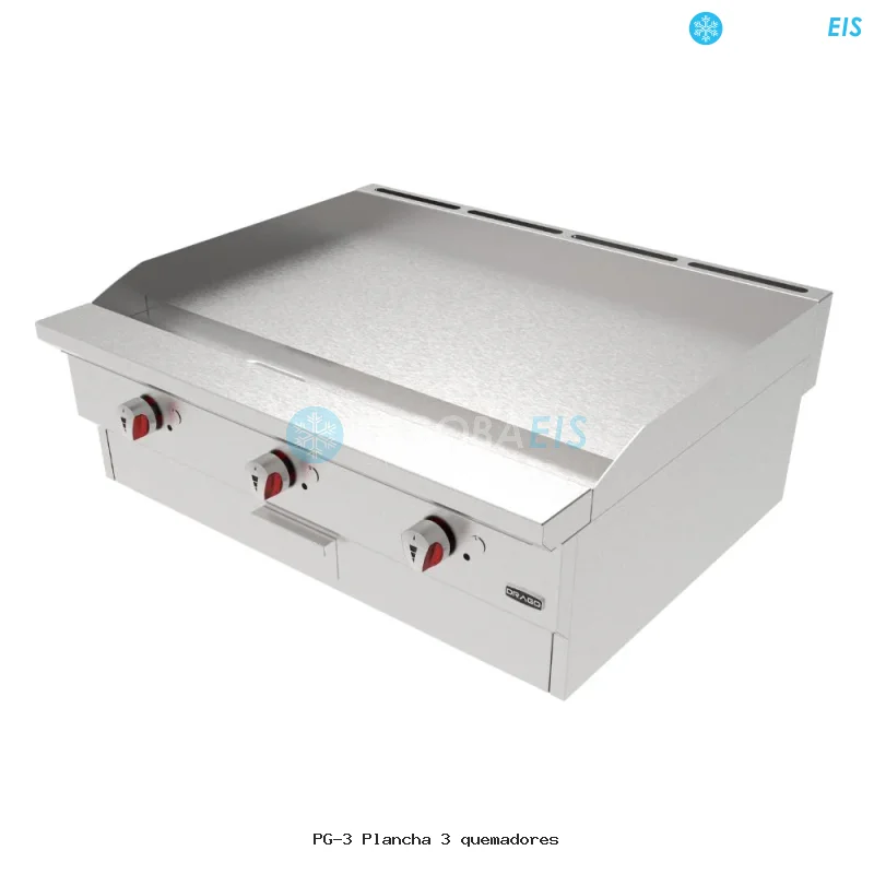 PG-3 Plancha 3 quemadores