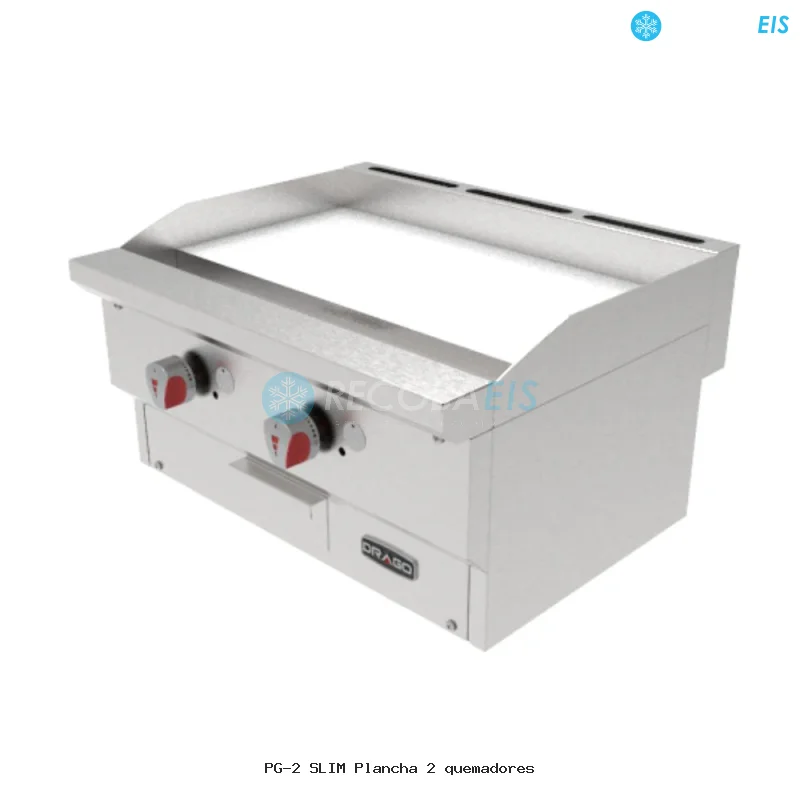 PG-2 SLIM Plancha 2 quemadores