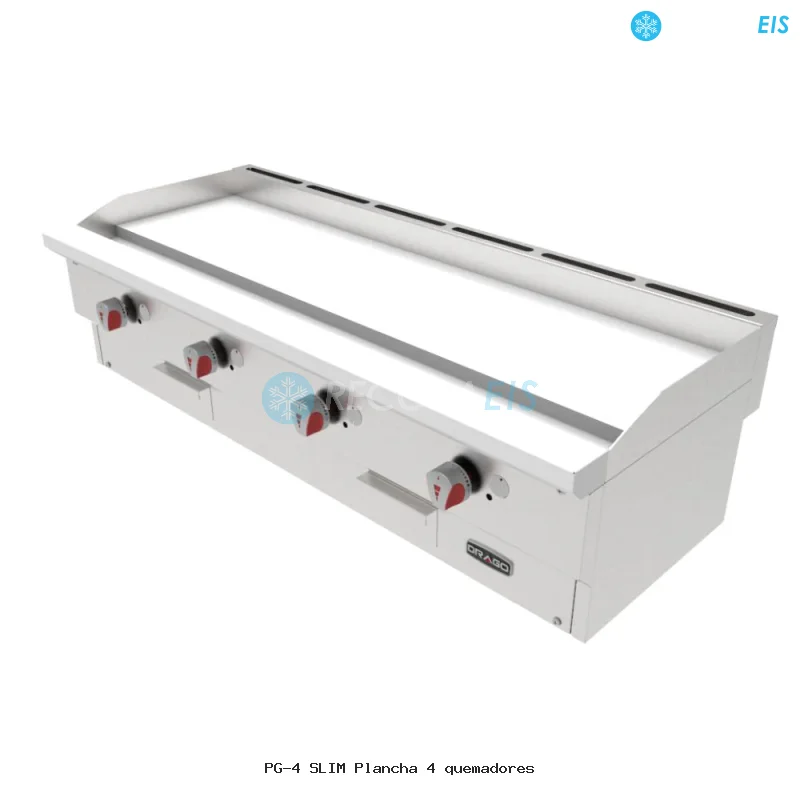 PG-4 SLIM Plancha 4 quemadores