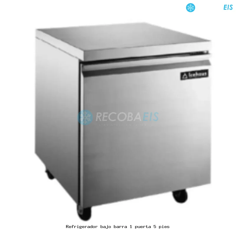 Refrigerador bajo barra 1 puerta 5 pies