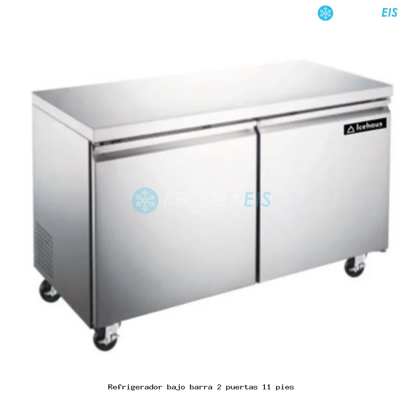 Refrigerador bajo barra 2 puertas 11 pies