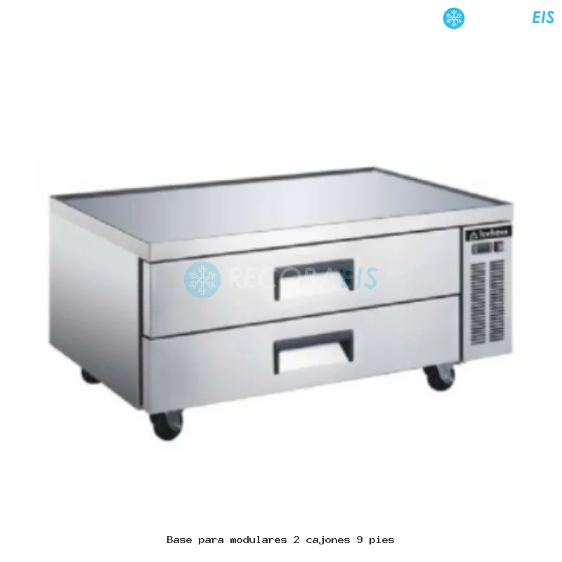 Base para modulares 2 cajones 9 pies