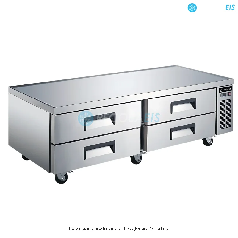 Base para modulares 4 cajones 14 pies
