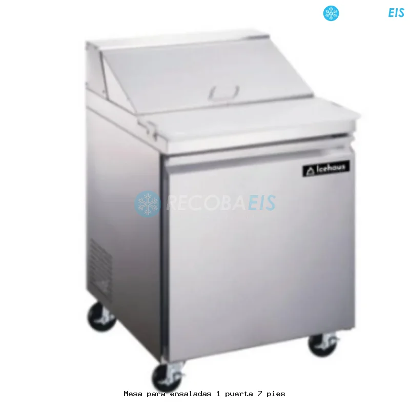 Mesa para ensaladas 1 puerta 7 pies