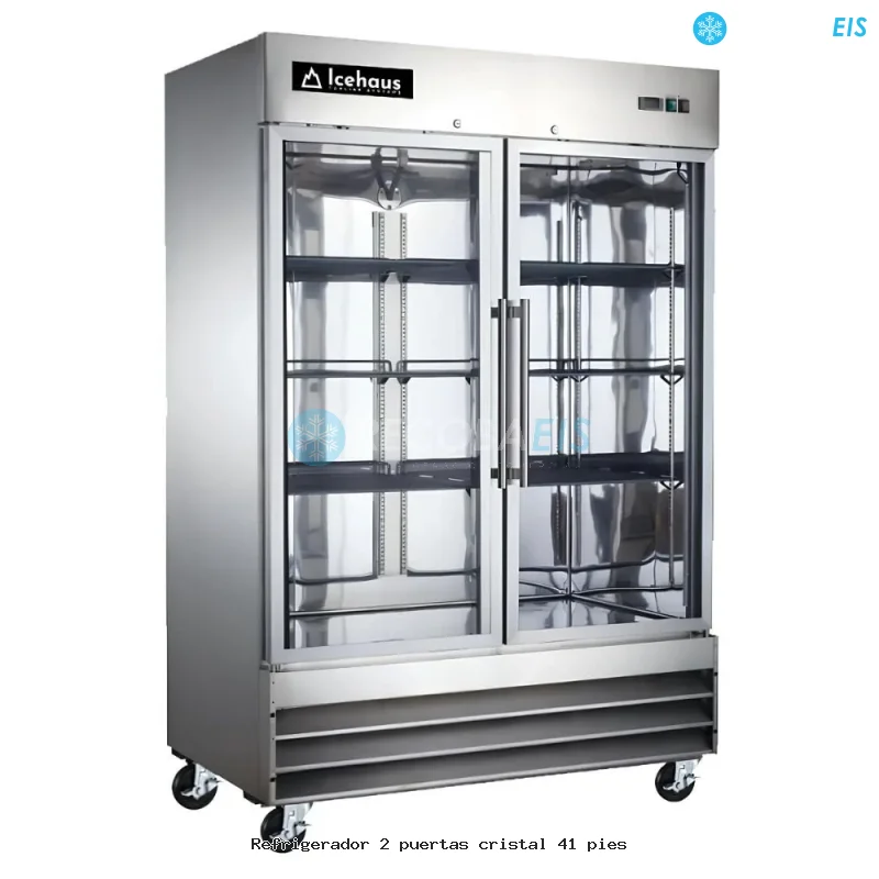 Refrigerador 2 puertas cristal 41 pies