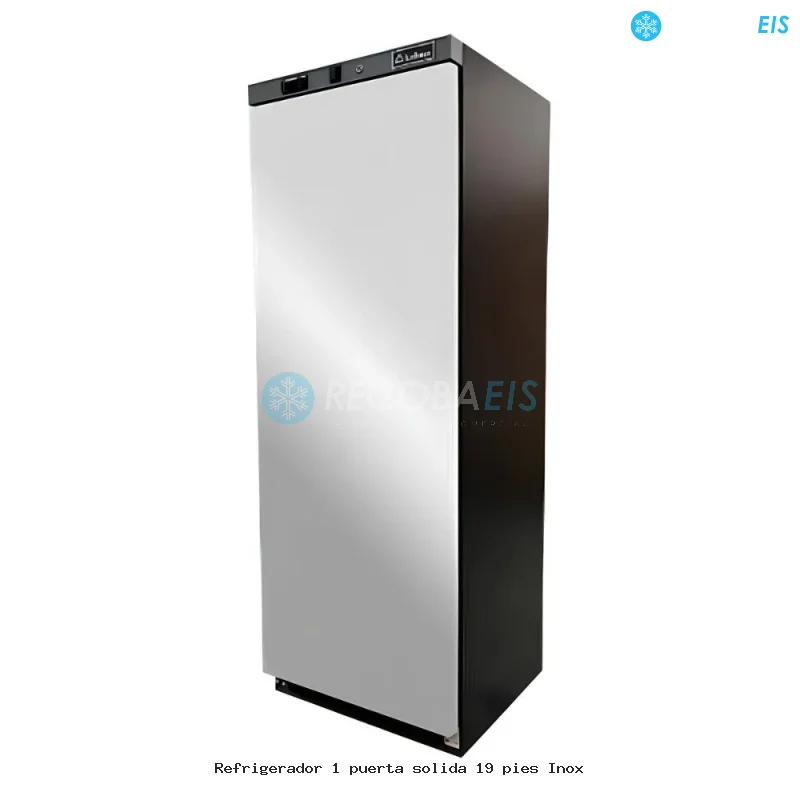 Refrigerador 1 puerta solida 19 pies Inox