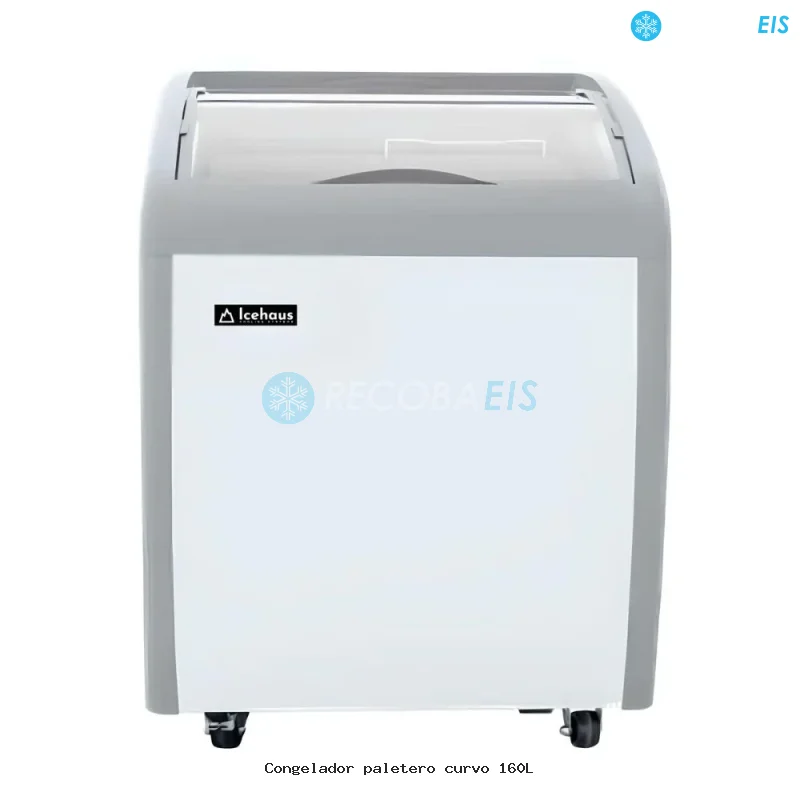 Congelador paletero curvo 160L