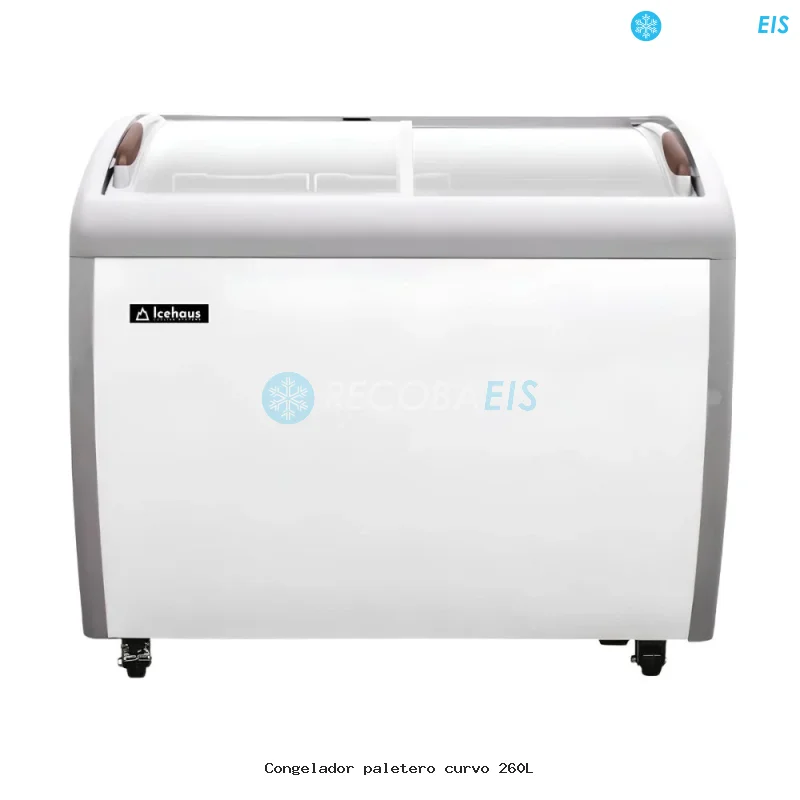 Congelador paletero curvo 260L