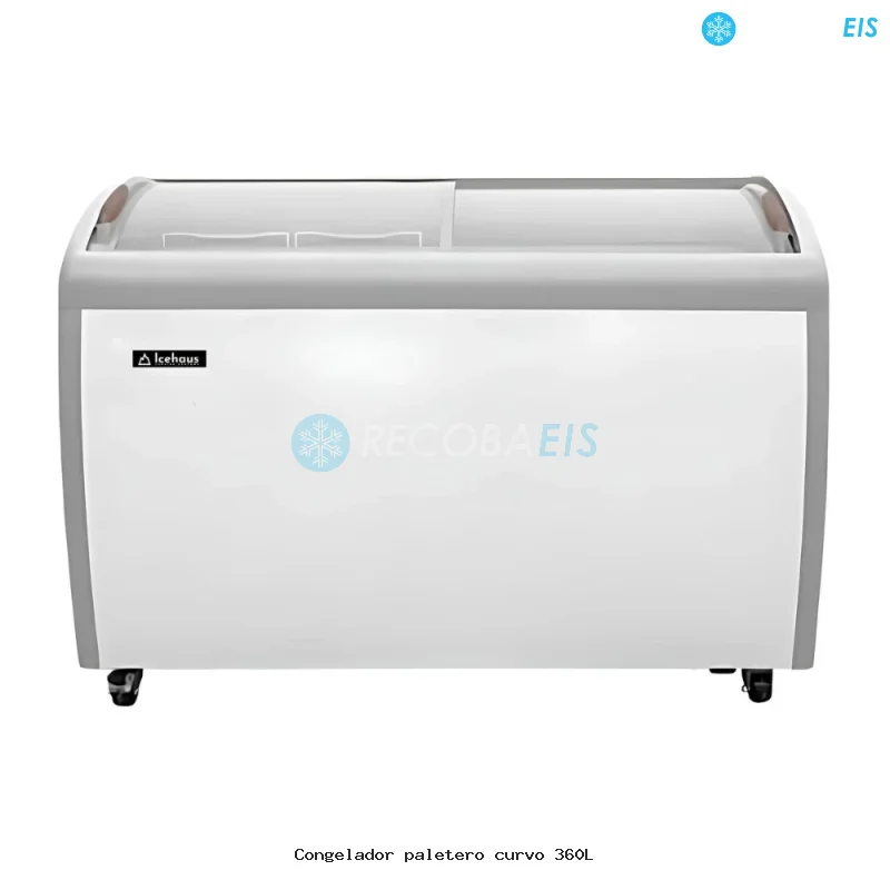 Congelador paletero curvo 360L