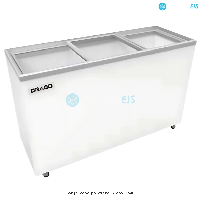 Congelador paletero plano 350L