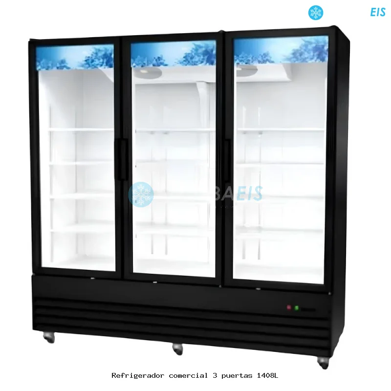 Refrigerador comercial 3 puertas 1408L