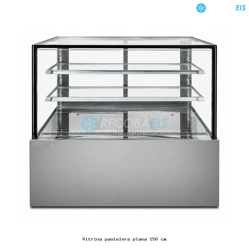 Vitrina pastelera plana 150 cm