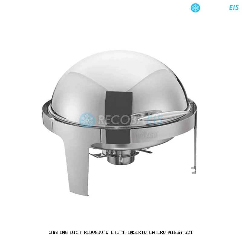 CHAFING DISH REDONDO 9 LTS 1 INSERTO ENTERO MIGSA 321