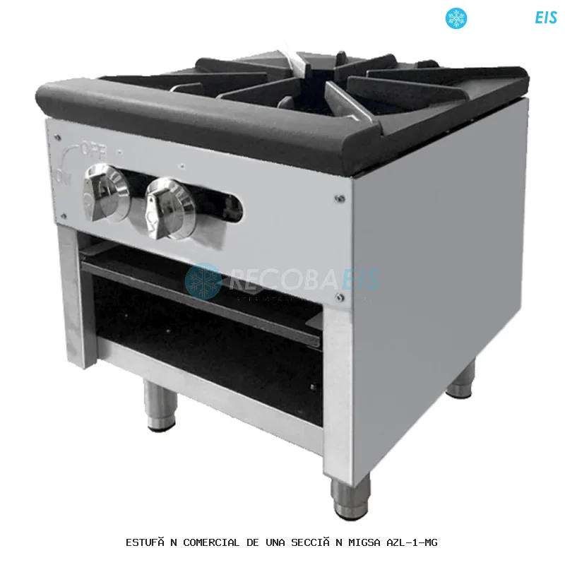 ESTUFÓN COMERCIAL DE UNA SECCIÓN MIGSA AZL-1-MG