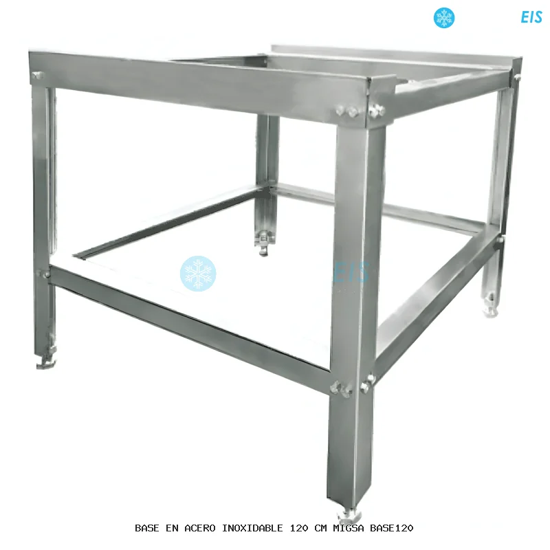 BASE EN ACERO INOXIDABLE 120 CM MIGSA BASE120