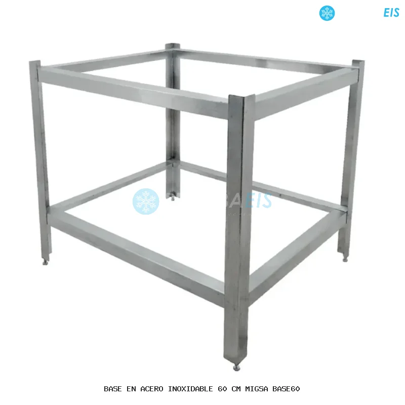 BASE EN ACERO INOXIDABLE 60 CM MIGSA BASE60