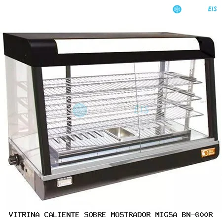 VITRINA CALIENTE SOBRE MOSTRADOR MIGSA BN-600R