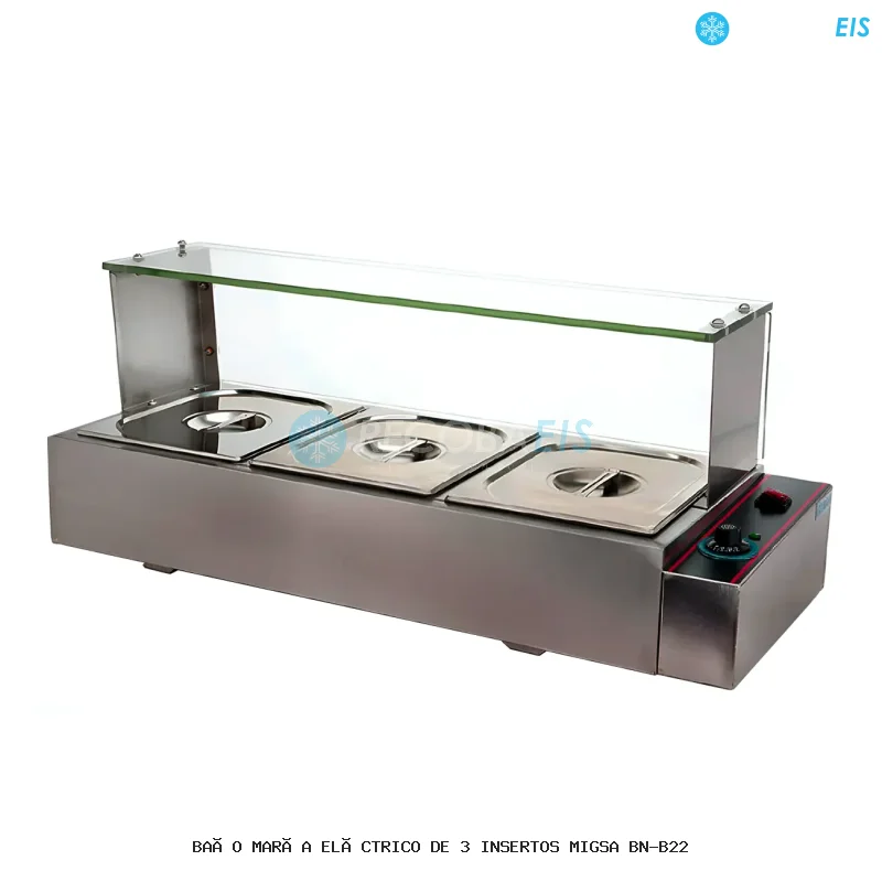 BAÑO MARÍA ELÉCTRICO DE 3 INSERTOS MIGSA BN-B22