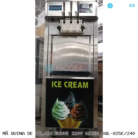 MÁQUINA DE HELADO SUAVE 220V MIGSA BQL-825E/240