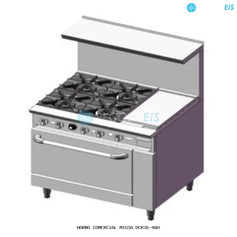 HORNO COMERCIAL MIGSA DCR36-4QH