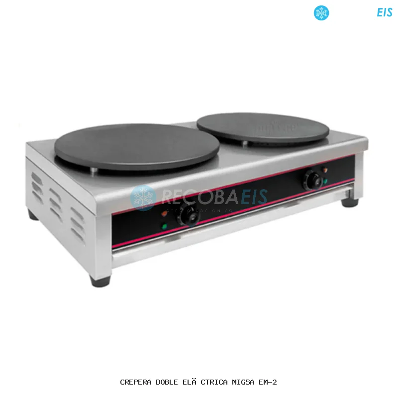CREPERA DOBLE ELÉCTRICA MIGSA EM-2