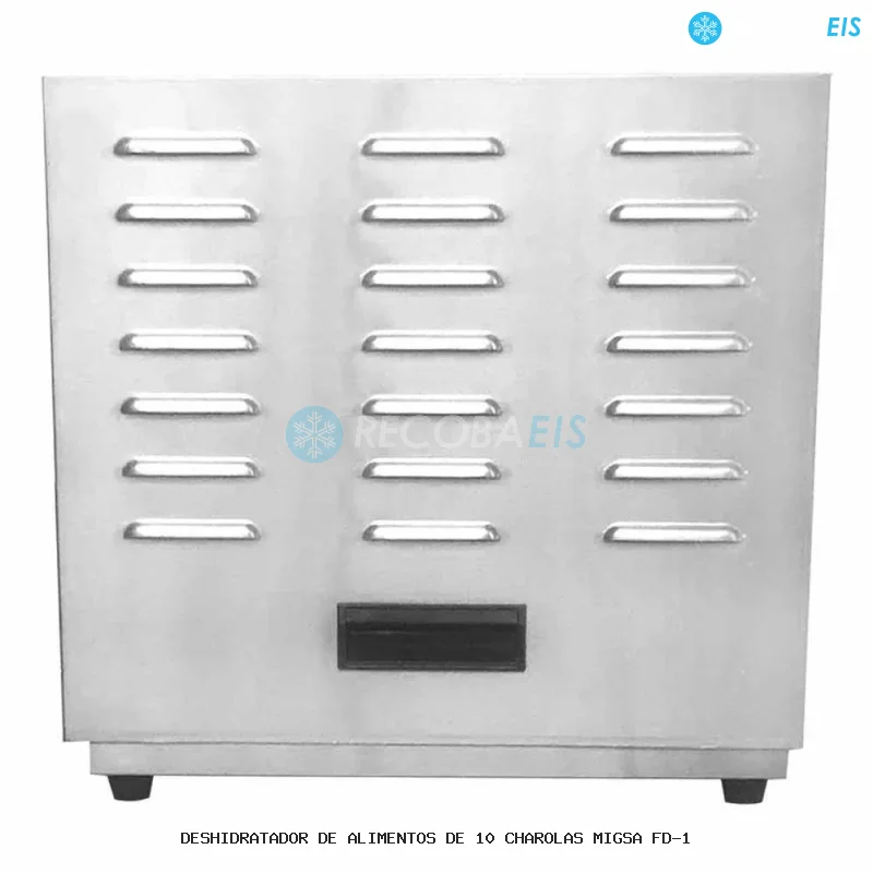 DESHIDRATADOR DE ALIMENTOS DE 10 CHAROLAS MIGSA FD-1