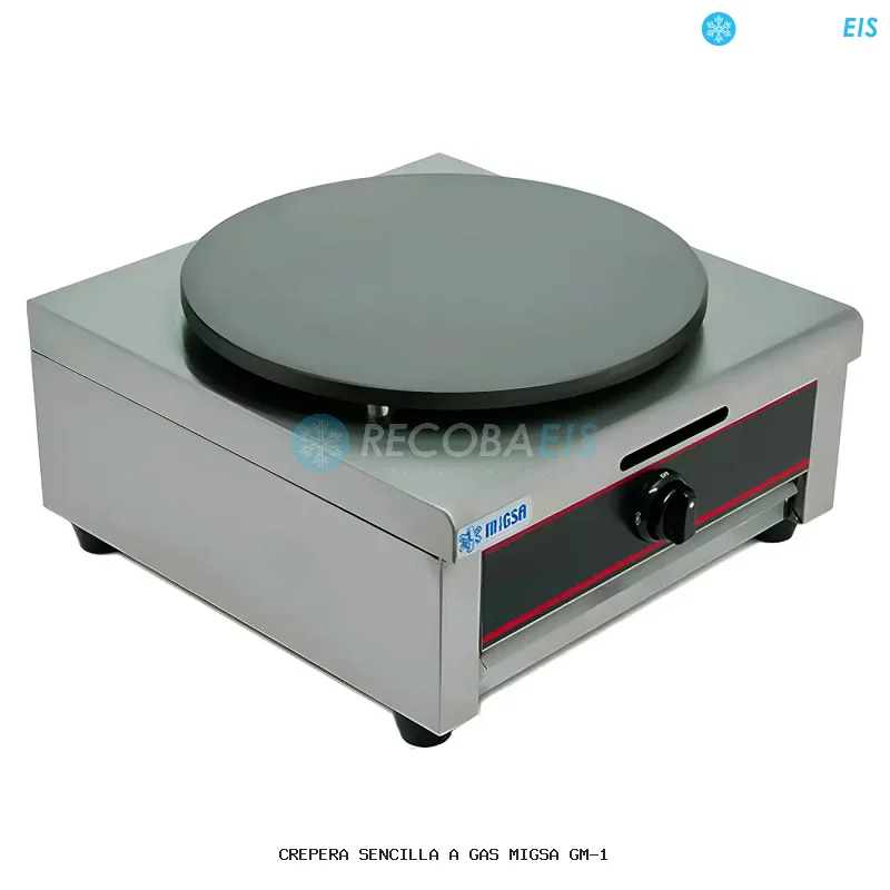 CREPERA SENCILLA A GAS MIGSA GM-1