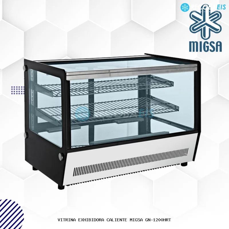 VITRINA EXHIBIDORA CALIENTE MIGSA GN-1200HRT