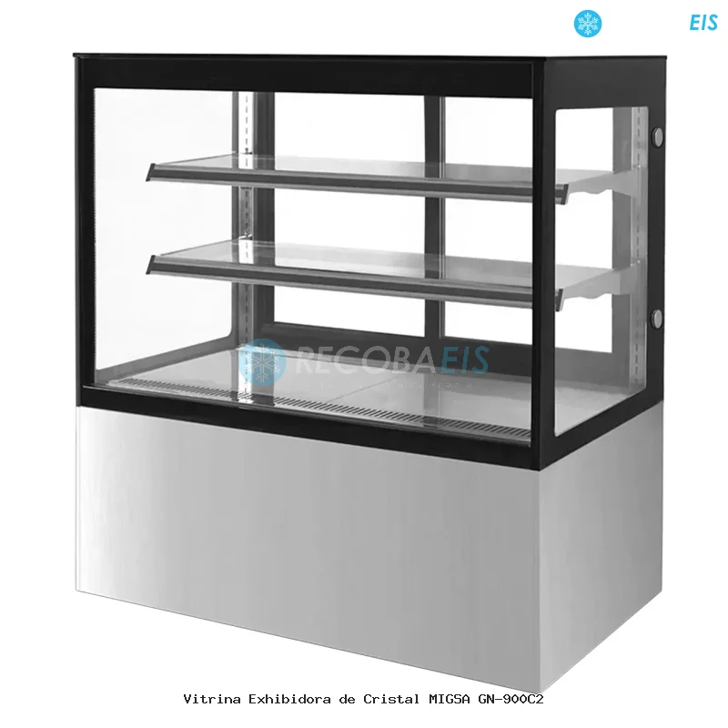 Vitrina Exhibidora de Cristal MIGSA GN-900C2