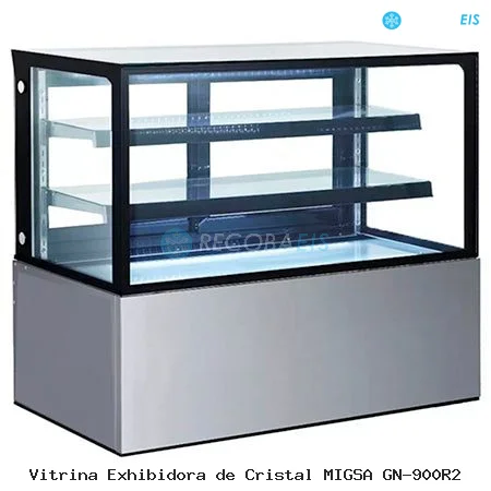 Vitrina Exhibidora de Cristal MIGSA GN-900R2