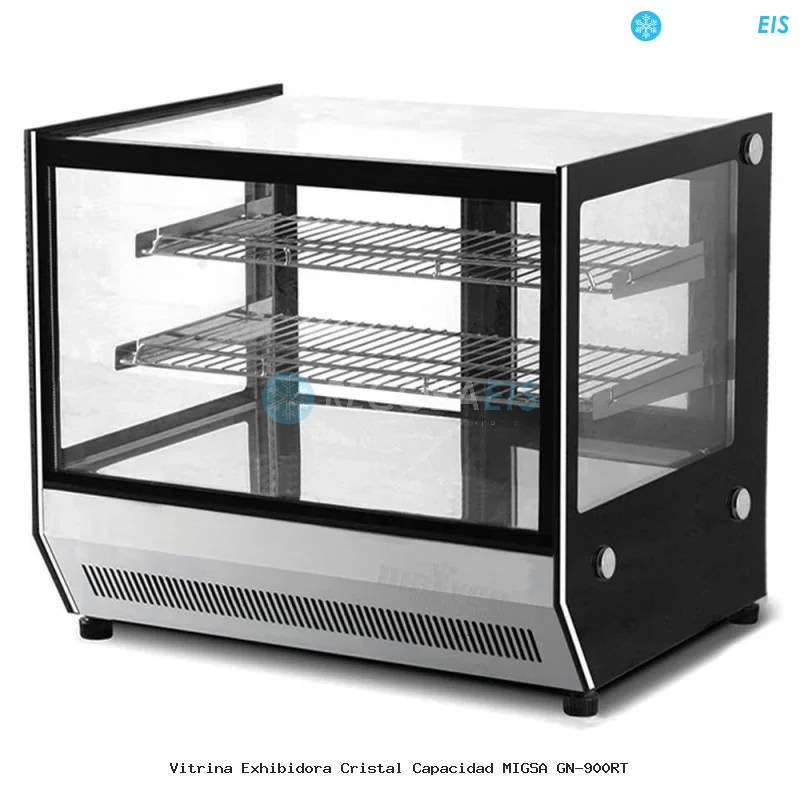 Vitrina Exhibidora Cristal Capacidad MIGSA GN-900RT
