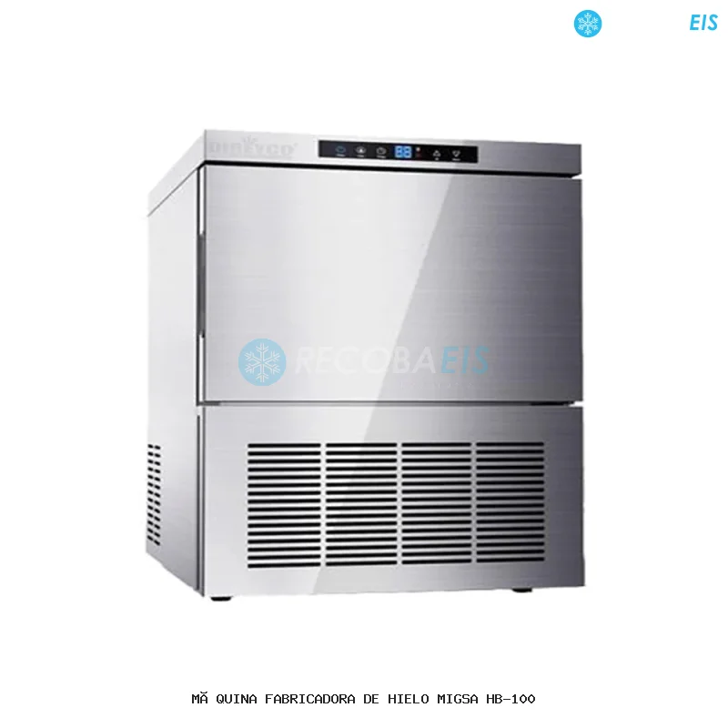 MÁQUINA FABRICADORA DE HIELO MIGSA HB-100