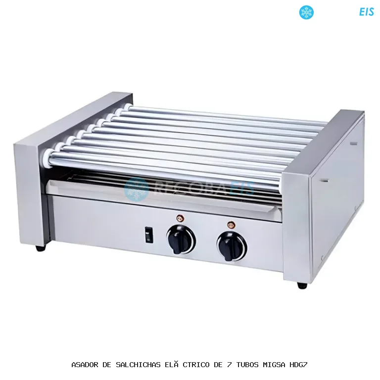 ASADOR DE SALCHICHAS ELÉCTRICO DE 7 TUBOS MIGSA HDG7