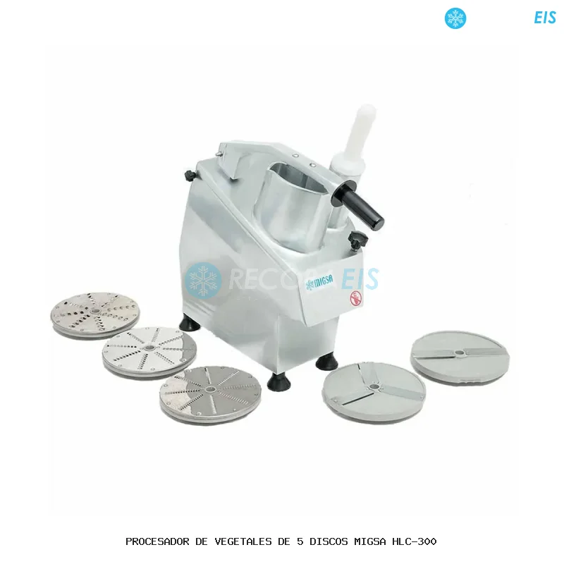 PROCESADOR DE VEGETALES DE 5 DISCOS MIGSA HLC-300