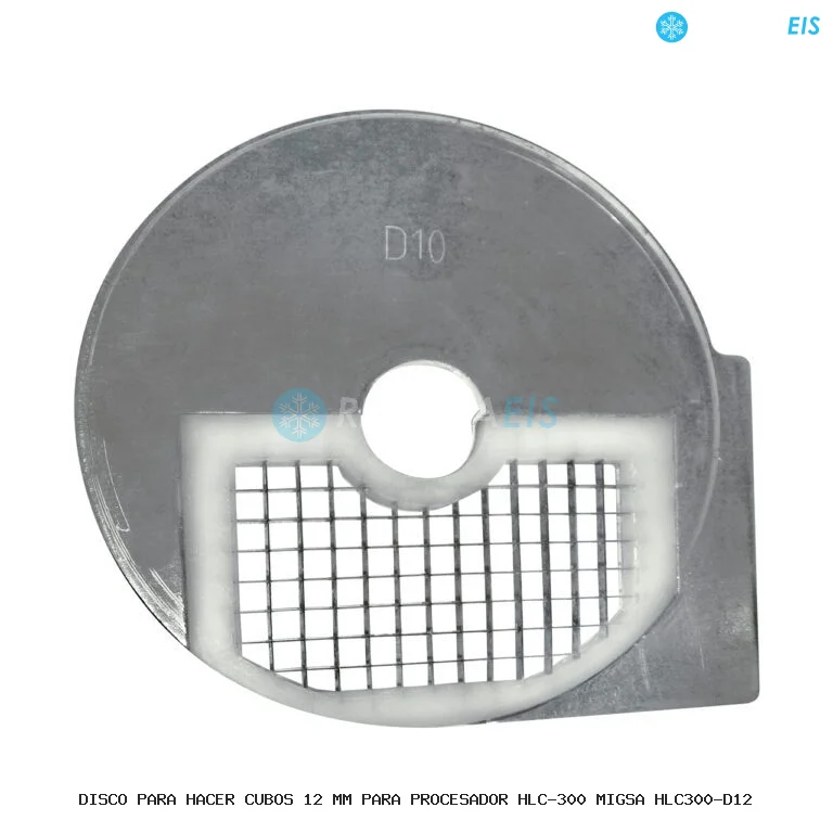 DISCO PARA HACER CUBOS 12 MM PARA PROCESADOR HLC-300 MIGSA HLC300-D12