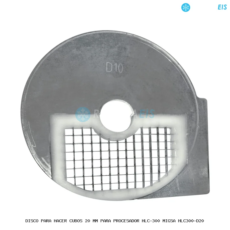 DISCO PARA HACER CUBOS 20 MM PARA PROCESADOR HLC-300 MIGSA HLC300-D20