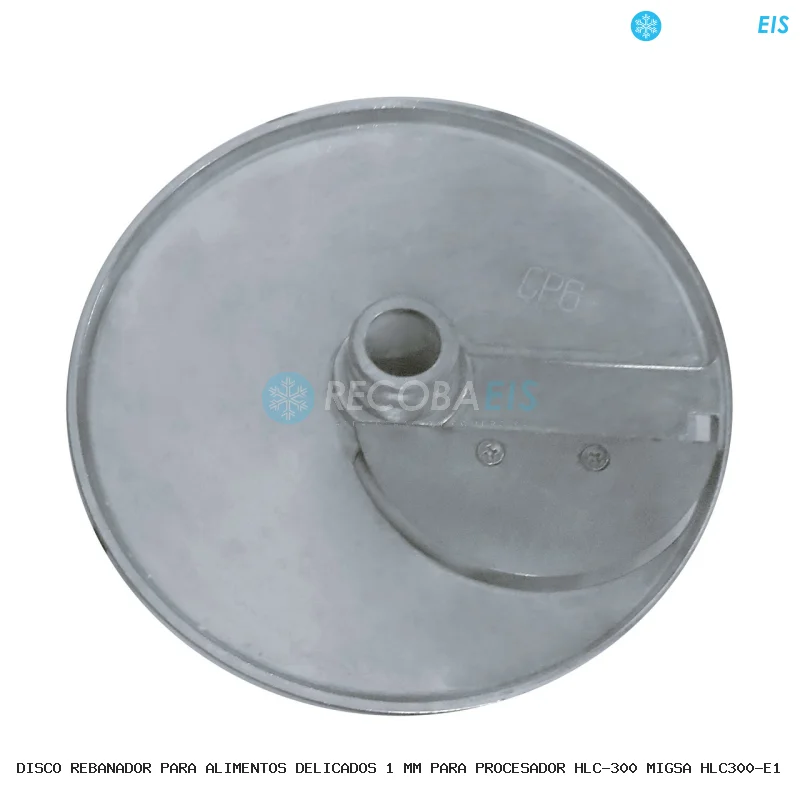 DISCO REBANADOR PARA ALIMENTOS DELICADOS 1 MM PARA PROCESADOR HLC-300 MIGSA HLC300-E1
