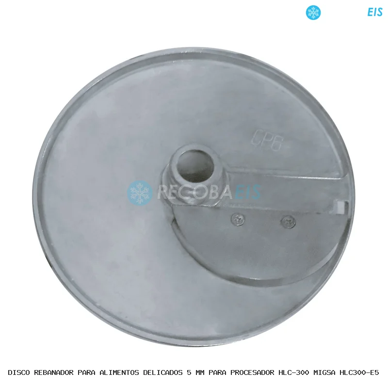 DISCO REBANADOR PARA ALIMENTOS DELICADOS 5 MM PARA PROCESADOR HLC-300 MIGSA HLC300-E5