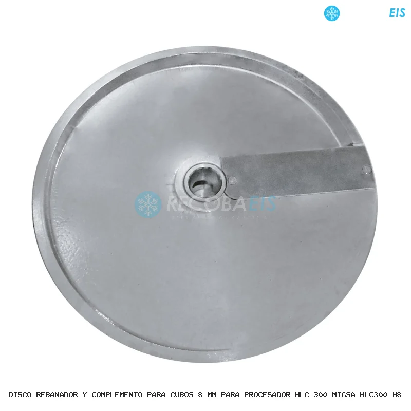 DISCO REBANADOR Y COMPLEMENTO PARA CUBOS 8 MM PARA PROCESADOR HLC-300 MIGSA HLC300-H8