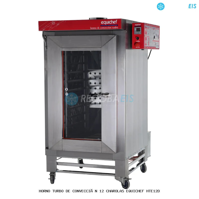 HORNO TURBO DE CONVECCIÓN 12 CHAROLAS EQUICHEF HTE12D