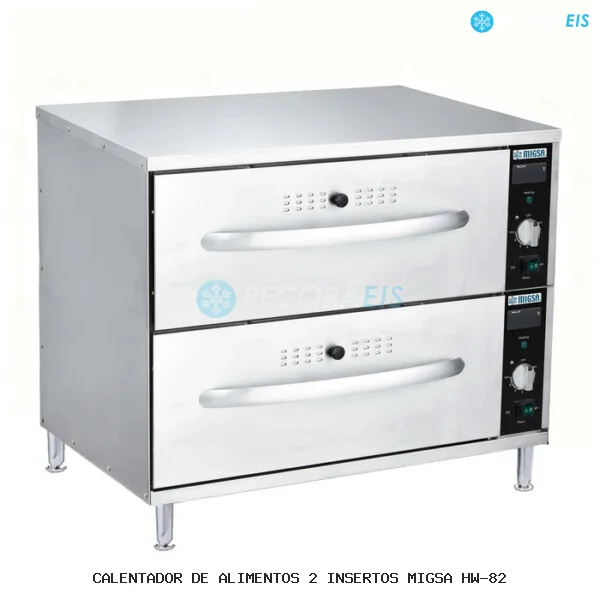 CALENTADOR DE ALIMENTOS 2 INSERTOS MIGSA HW-82