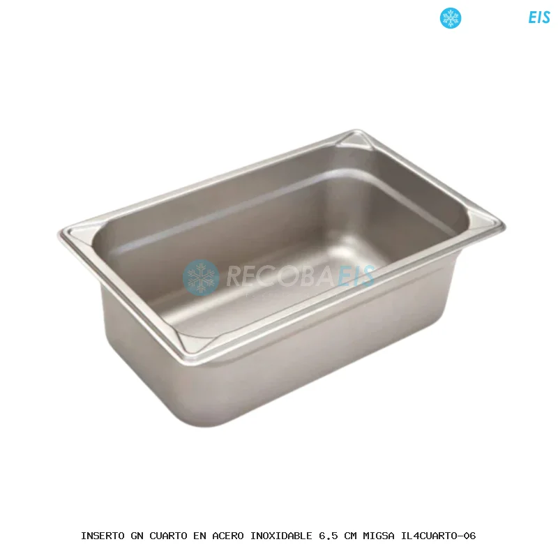 INSERTO GN CUARTO EN ACERO INOXIDABLE 6.5 CM MIGSA IL4CUARTO-06