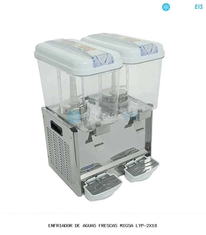 ENFRIADOR DE AGUAS FRESCAS MIGSA LYP-2X18