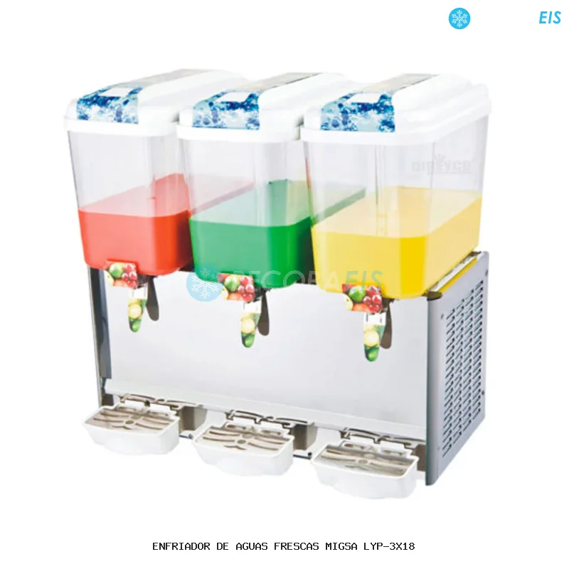 ENFRIADOR DE AGUAS FRESCAS MIGSA LYP-3X18