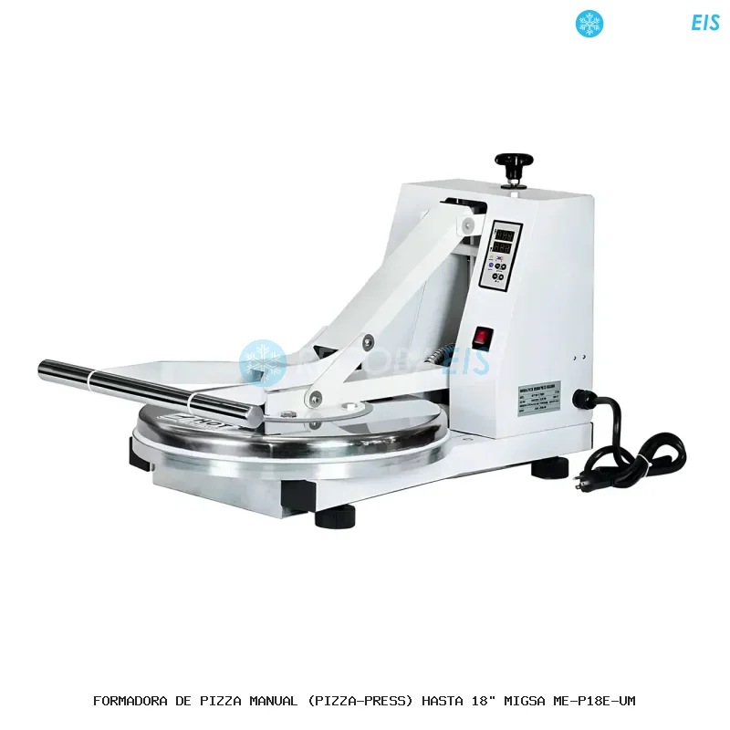 FORMADORA DE PIZZA MANUAL (PIZZA-PRESS) HASTA 18" MIGSA ME-P18E-UM